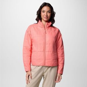 Columbia Women's Sienna Hill Quilted Jacket - Alpenglow Coral size XS